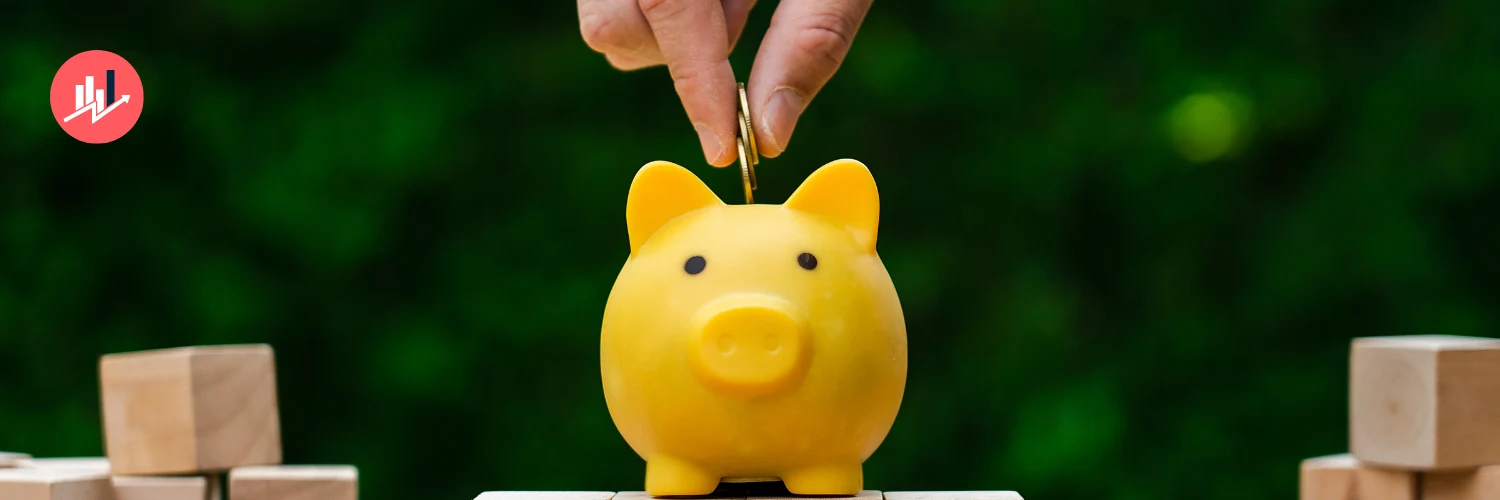 Cofre em formato de porquinho representando Fundos de investimento